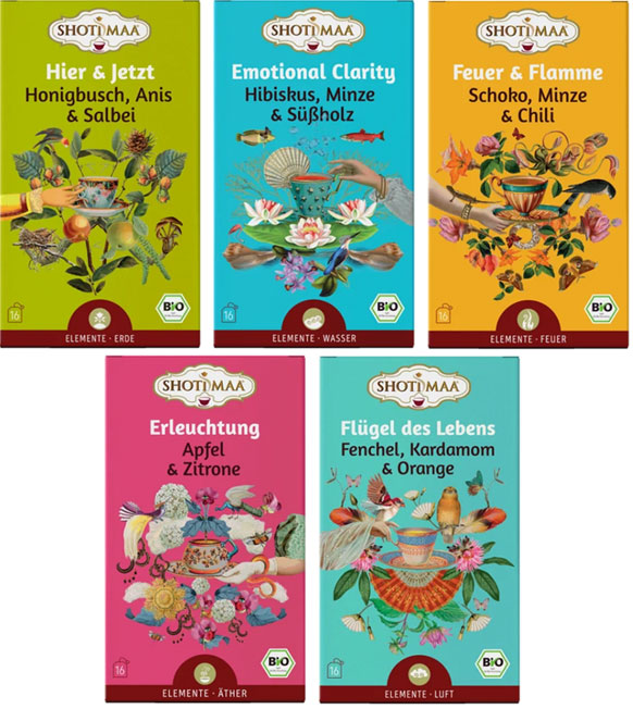 Shoti Maa Element Tees Bundle (© Hari Tea)