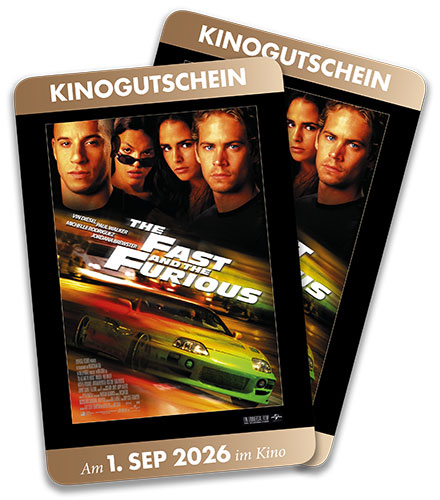 "The Fast and the Furious" Freikarten (© Universal Pictures)
