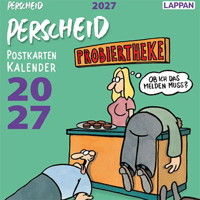 "Perscheid Postkartenkalender 2027" (© Lappan)