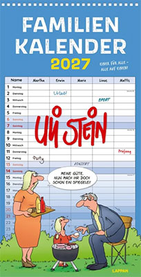 "Uli Stein Familienkalender 2027" (© Lappan)
