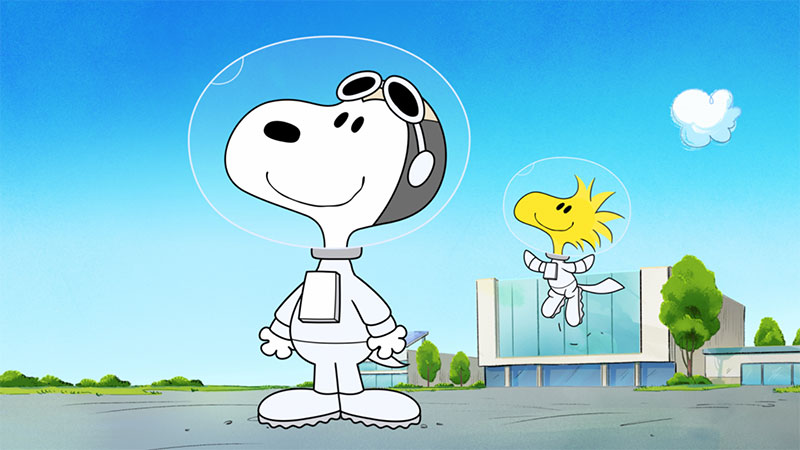 "Snoopy im All" Szenenbild (© LEONINE Studios / Apple TV+)
